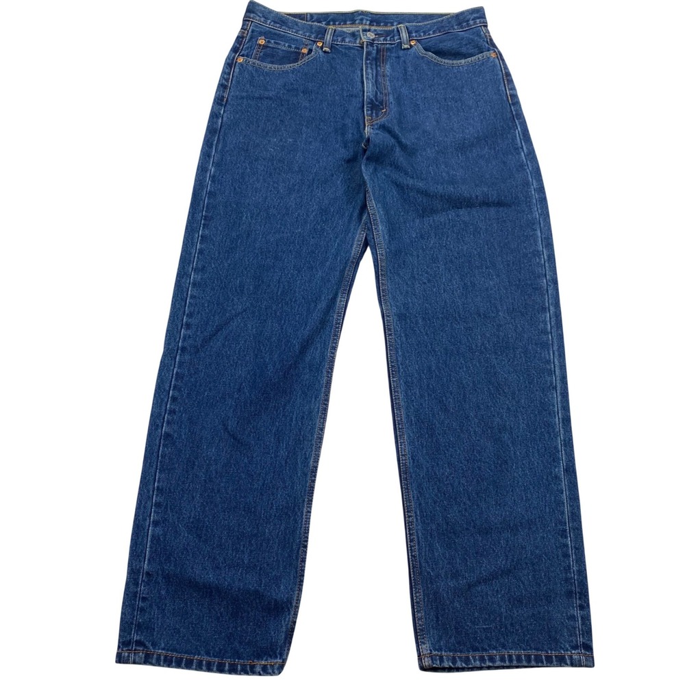 Levi's 550 Relaxed Fit Jeans Mens 34x32 Denim Blue Tapered Leg